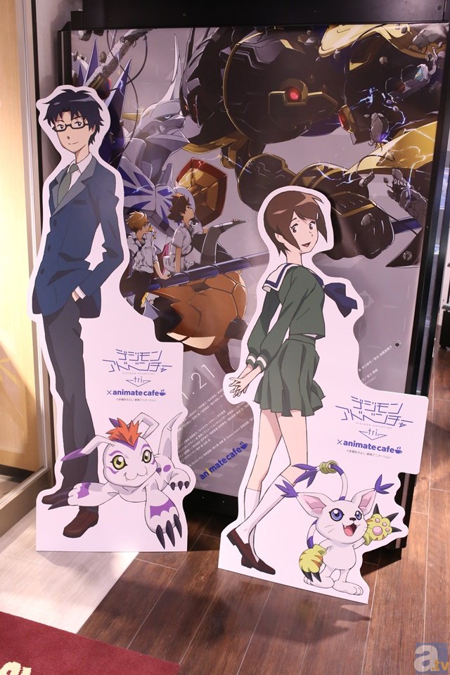 今、animate cafe池袋2号店が進化する。開催中の『デジモンアドベンチャーtri.』コラボカフェの模様をフォトレポ―ト！-3