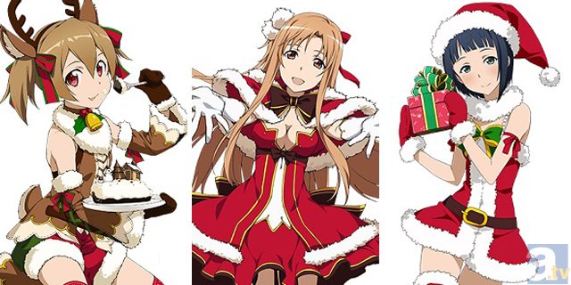 『SAO コード・レジスタ』クリスマス衣装のアスナ、シリカ、サチが登場！　お気に入りのヒロインと楽しい聖夜を……の画像-1