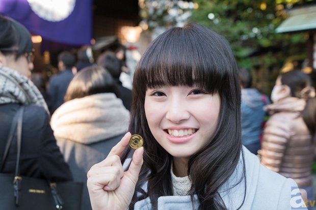 TVアニメ『あんハピ♪』花守ゆみりさんが東京大神宮でヒットを祈願！　そして今年の抱負は？