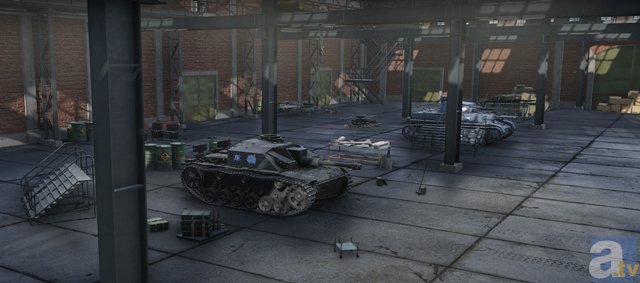 公式modでwotのガレージが県立大洗女子学園戦車格納庫仕様に アニメイトタイムズ