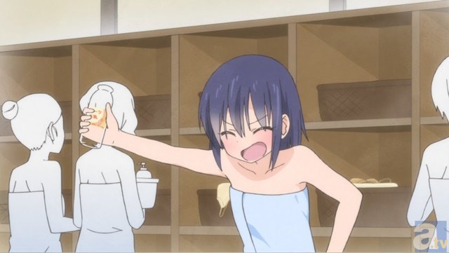 チエちゃんと麗子さんが銭湯で秘密の会話!?　TVアニメ『大家さんは思春期』第8話「大家さんは銭湯通い！」より場面カットが到着！