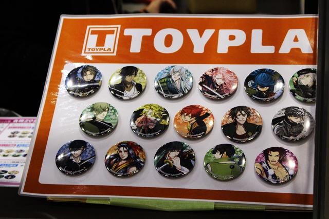 アニメジャパン2016 TOYPLAブースでは『とうらぶ』の内番＆戦闘スタイル缶バッチが登場！-2