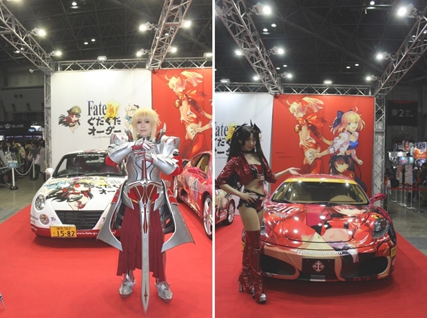 リアル召喚に挑戦してオリジナルグッズをゲット！　謎に包まれた新サーヴァントの等身大スタンディも展示された、アニメジャパン2016 FGOブースレポート-6