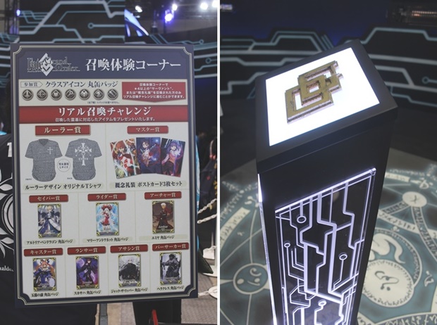 リアル召喚に挑戦してオリジナルグッズをゲット！　謎に包まれた新サーヴァントの等身大スタンディも展示された、アニメジャパン2016 FGOブースレポート-9