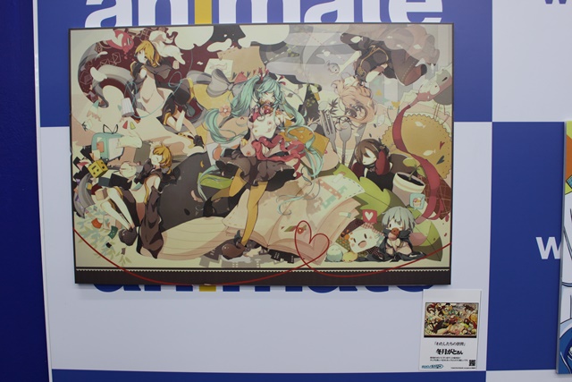 「MIKU EXPO」日本ライブツアー×スマホ用お絵かきアプリ「kakooyo!」イラストコンテスト優秀作品がアニメイト新宿に展示中！-4