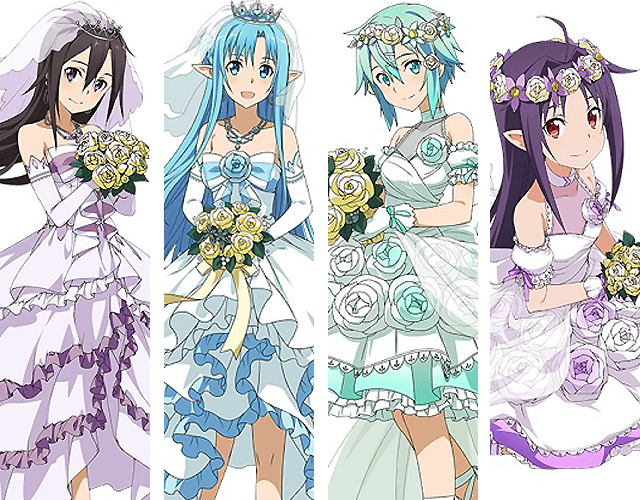 『SAOコード・レジスタ』アスナ、ユウキ、シノン、そして“キリト”も花嫁衣装で可憐に登場！　ウェディング限定ボイス付♪の画像-1