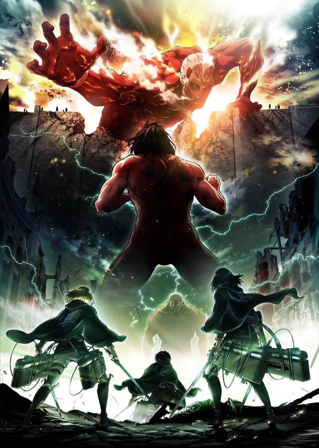 TVアニメ『進撃の巨人』Season2の放送が2017年春に放送決定！調査兵団と巨人たちが描かれた新ビジュアルも解禁にの画像-1