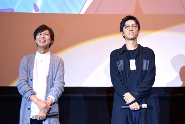 『傷物語』は「古き良きフランス映画のようにしたい」──神谷浩史さん、櫻井孝宏さん登壇の、『傷物語〈II熱血篇〉』初日舞台挨拶レポート
