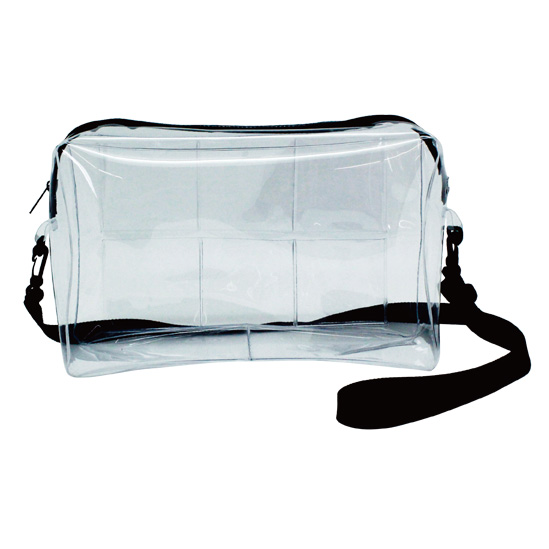ぬいぐるみとお出かけできるバッグ「おでかけ♪ぬいポーチ」発売！　ぬいぐるみや缶バッジをたくさん入れられる全面透明のバッグ-1