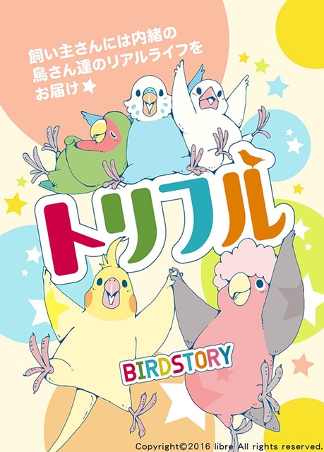 鳥さんイラストが大人気のBIRD STORY「トリフル」が8月25日（木）よりpixivコミック内「クロフネZERO」にて連載開始！