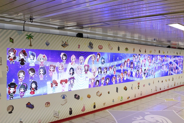 パネル展示が日替わり!?　細部にまでこだわりが見える『アイドルマスター シンデレラガールズ スターライトステージ』の新宿駅ジャックをレポートの画像-8