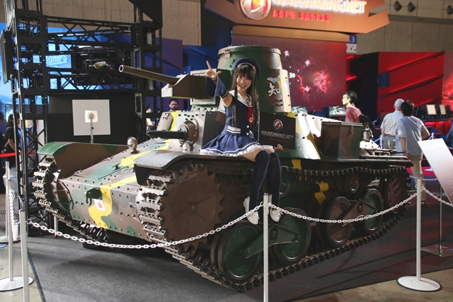 【TGS2016】『ガルパン』仕様の“九五式戦車”をその目に！アニメファン必見のブースをチェックしよう！