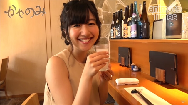 美味しい居酒屋で茅野愛衣さんが日本酒を楽しみます。「日本酒と合わせて食べたい料理」【かやのみふりかえり その2】-1