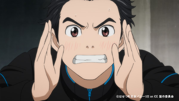 TVアニメ『ユーリ!!! on ICE』第5話「顔まっ赤！！初戦だョ！中四国九州選手権大会」より先行場面カット到着