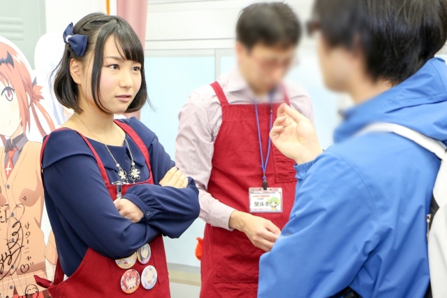 声優・富田美憂さんが『ガヴリールドロップアウト』ミュージアム1日店員で、第3話の「へいらっしゃい」を披露！　最終回へ向けてのコメントも