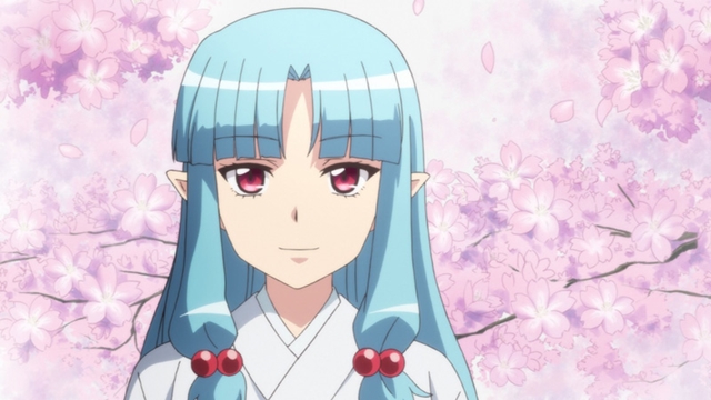 TVアニメ『つぐもも』第1話「桜の香り」より、先行場面カット＆あらすじ到着！　突然現れた謎の少女は、帯の付喪神!?