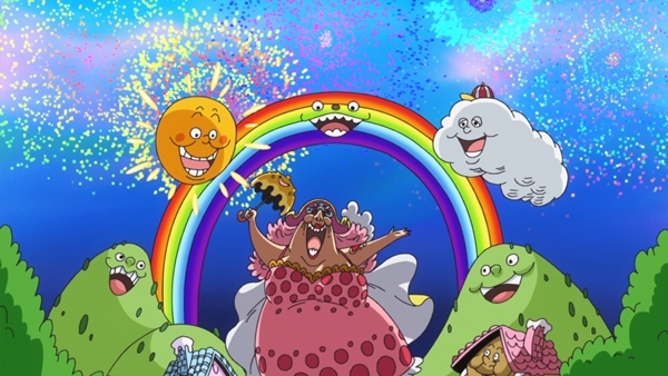 TVアニメ『ワンピース』第786話「万国！四皇ビッグ・マム登場」より先行場面行カット到着！　ビッグ・マムとプリンがついに登場