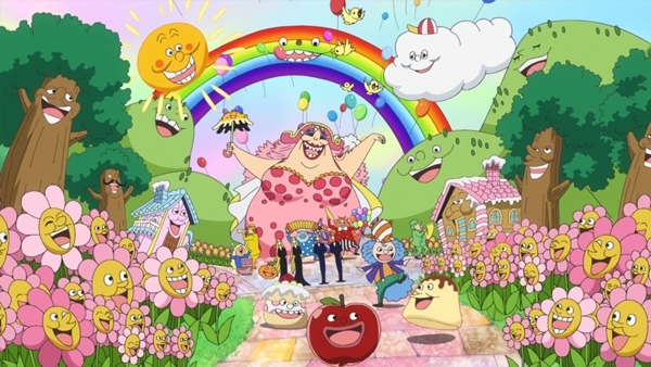 TVアニメ『ワンピース』第786話「万国！四皇ビッグ・マム登場」より先行場面行カット到着！　ビッグ・マムとプリンがついに登場