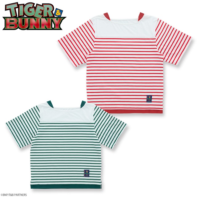 大人気TVアニメ『TIGER＆BUNNY（タイガー＆バニー）』から、虎徹とバーナビーをモチーフにしたTシャツが登場！　チェックロングシャツなど、全4種-4