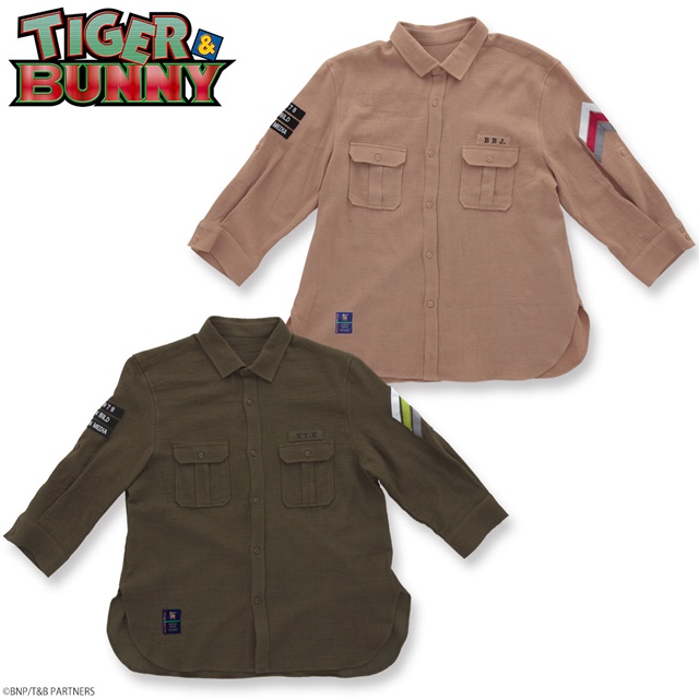 大人気TVアニメ『TIGER＆BUNNY（タイガー＆バニー）』から、虎徹とバーナビーをモチーフにしたTシャツが登場！　チェックロングシャツなど、全4種