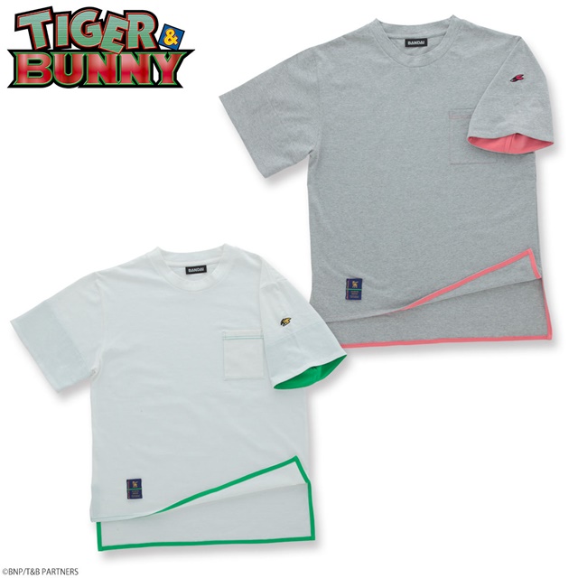 大人気TVアニメ『TIGER＆BUNNY（タイガー＆バニー）』から、虎徹とバーナビーをモチーフにしたTシャツが登場！　チェックロングシャツなど、全4種-2