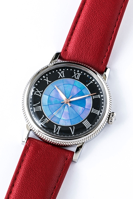 『空の境界』より、両儀式モデルのレザーブルゾン＆“直死の魔眼”をイメージした文字盤の腕時計が登場！