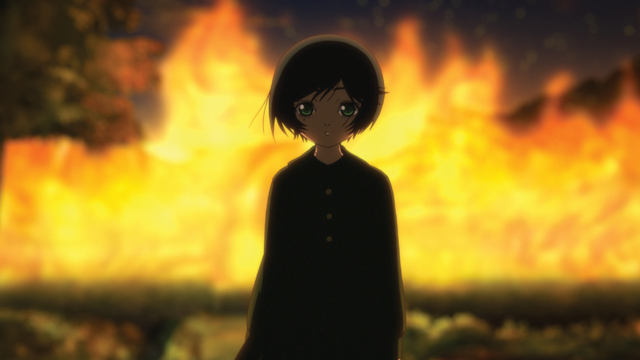TVアニメ『地獄少女 宵伽』第5話「風の歌が聞こえる」より場面カット到着！事故の原因を知るミチルは……