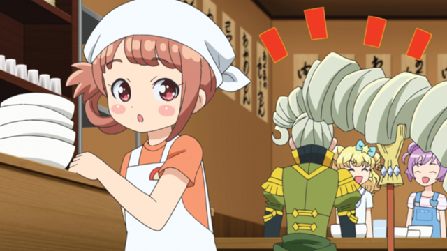 TVアニメ『アイドルタイムプリパラ』第21話より先行場面カット到着！麺パラはある人物の手中にあり制御不可能なようで……