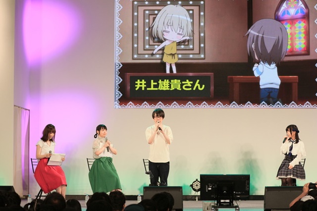 大野柚布子さん、遠藤ゆりかさん、古賀葵さんがエンデイング主題歌「楔」をステージで初披露！　『天使の３Ｐ！』スペシャルステージオフィシャルレポート-8