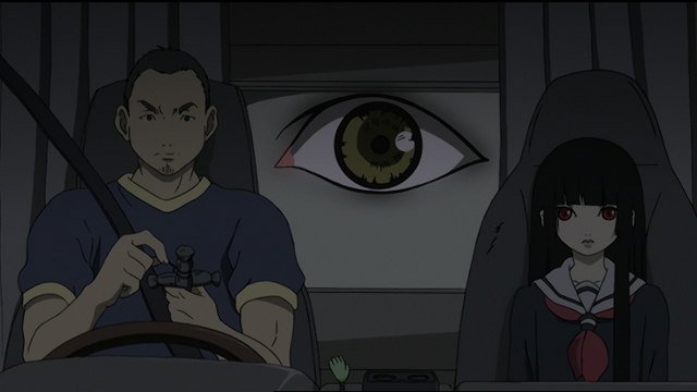 TVアニメ『地獄少女 宵伽』回顧録(4)「黒の轍」より場面カット到着！トラック運転手の道郎は古い一軒の家にある怨みを持っていて……の画像-6
