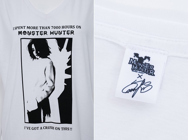後藤真希さん×『モンスターハンター』コラボ――NEW ERAキャップ&Tシャツが登場！　セット購入で直筆サイン入りチェキプレゼントの画像-2