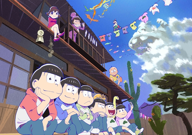 『おそ松さん』のオリジナルショートアニメ『d松さん』が、dTVで1月9日より独占配信決定！　トト子とイヤミ×6つ子たちとの日常を描くの画像-1