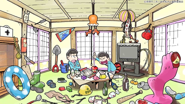 『おそ松さん』のオリジナルショートアニメ『d松さん』が、dTVで1月9日より独占配信決定！　トト子とイヤミ×6つ子たちとの日常を描くの画像-3