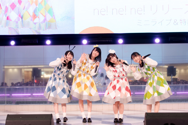 STARTails☆の4人がTVアニメ『スロウスタート』主題歌CDリリースイベントで「ne! ne! ne!」を含む3曲を披露！-9