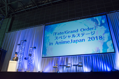 『Fate/Grand Order（FGO）』スペシャルステージレポート！ 第2部の情報が続々と！ ボードゲームやアーケードなど、そのほかの展開も【アニメジャパン2018】-1