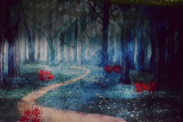 『うた☆プリ』『Shining Materpiece Show』第3弾は『リコリスの森』！ 暗く深い森の中へ…… 企画展の様子をフォトレポート！-13