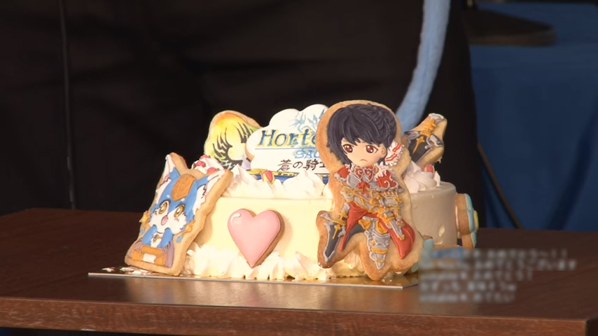 『オルタンシア・サーガ -蒼の騎士団-』の3周年を記念して、大坪由佳さんが愛情たっぷりのオリジナルデコレーションケーキでお祝い！-23