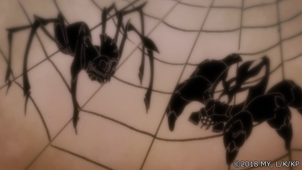 『かくりよの宿飯』第5話より、先行場面カット公開！　妹・鈴蘭との大喧嘩の末、兄・暁は妖力を失った小さい蜘蛛のままで……
