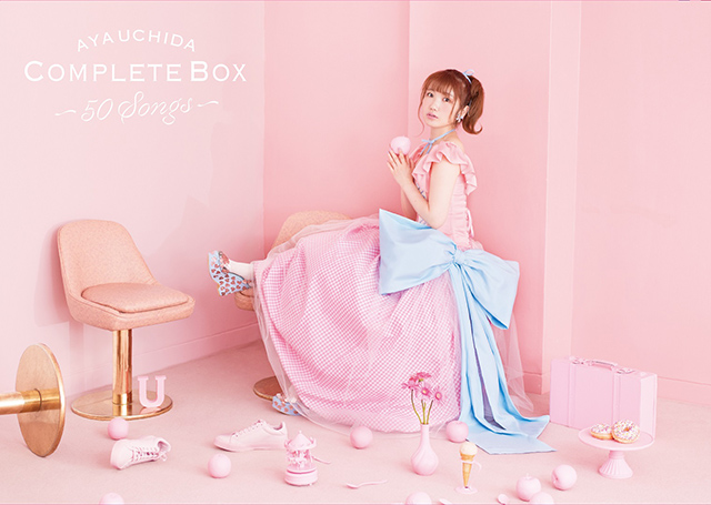 内田彩さんのリリース全楽曲50曲入りアルバムが7月18日発売！リボンとドレスがステキな新アー写＆ジャケット写真も公開