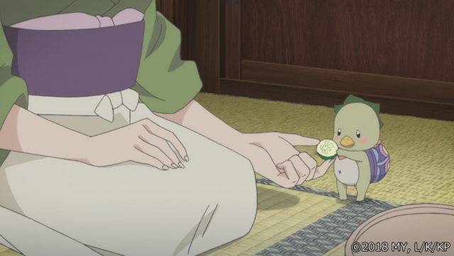『かくりよの宿飯』第13話「あやかしお宿の大宴会。」の先行場面カット公開！　葵は銀次を介抱し、白い面のあやかしを思い出す