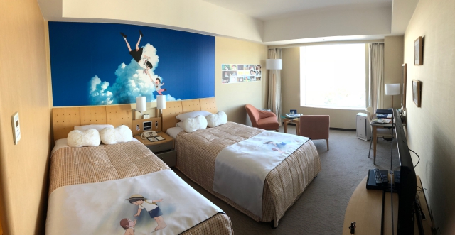 『未来のミライ』×東京ドームホテルのコラボレーションルーム特別宿泊プランが登場！　複製原画の展示やオリジナルグッズなど盛りだくさん-1