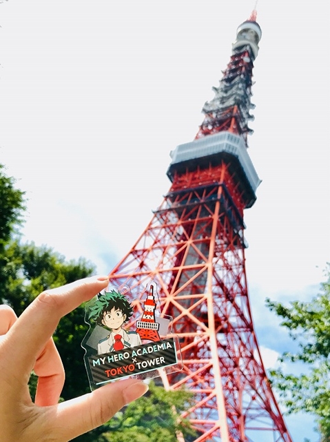 「僕のヒーローアカデミア in アニメイトJMA東京タワー」開催中！　東京タワーとのコラボビジュアルを使用した限定グッズを手に入れよう！