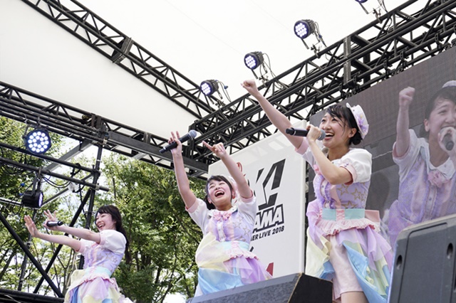 けやき広場“アニサマOK!ステージ”で行われたRun Girls, Run！のスペシャルステージ公式レポートが到着！の画像-1