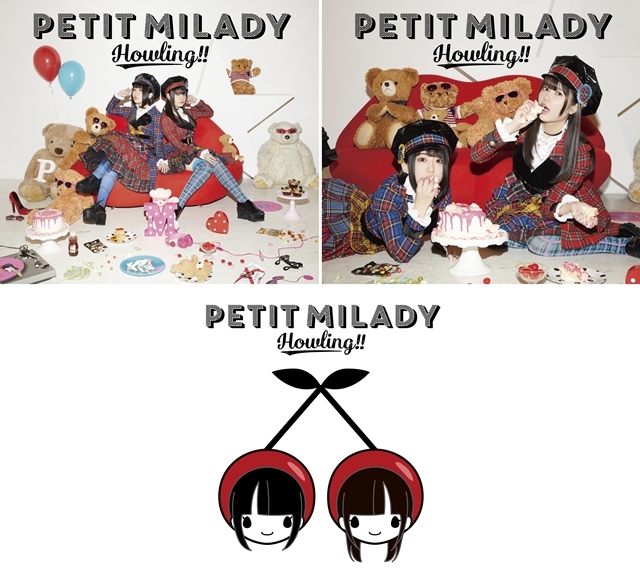 petit milady (悠木碧さん・竹達彩奈さん)の5thアルバム「Howling!!」より、ジャケット画像＆リード曲の試聴動画公開-1