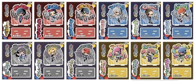 『ヒプマイ サンリオリミックス』アニメイトフェアが12月29日より開催！　フェア先行販売グッズとしてトレーディング ラバーストラップとアクリルスタンド登場！