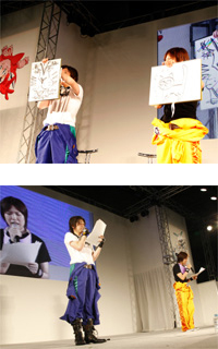 【キャラホビ2008】メインステージ『神谷浩史・小野大輔のDearGirl〜Stories〜』公開録音で2人の「響」コスにファン大興奮！