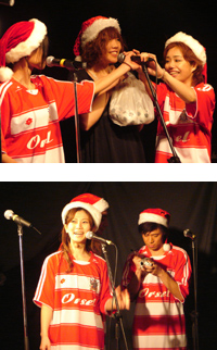 楽しければなんでもあり！河原木志穂さんや松本さちさんらが所属するオエセル隊のクリスマスイベント“FCオエセル2008”がキックオフ！！