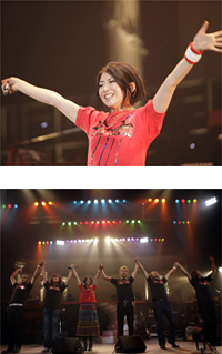 茅原実里さんが全国10カ所に及ぶセカンドライブツアー『Minori Chihara Live Tour 2009～Parade～』を開催中！ツアー初日、2月7日の神奈川・伊勢原市民文化会館の模様をレポート!!-5